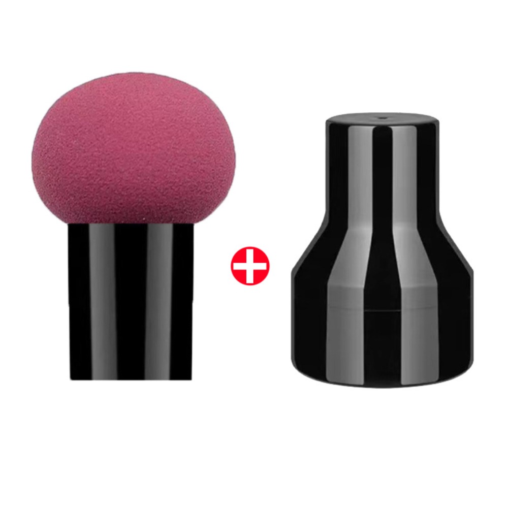 Group Head Brush - Neuer Pilzkopf-Make-up-Schwamm mit Aufbewahrungsbox, trocken und