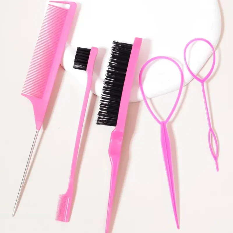 5-teiliges Friseur-Kammset, Sp – Group Head Brush Bewertung und Preis