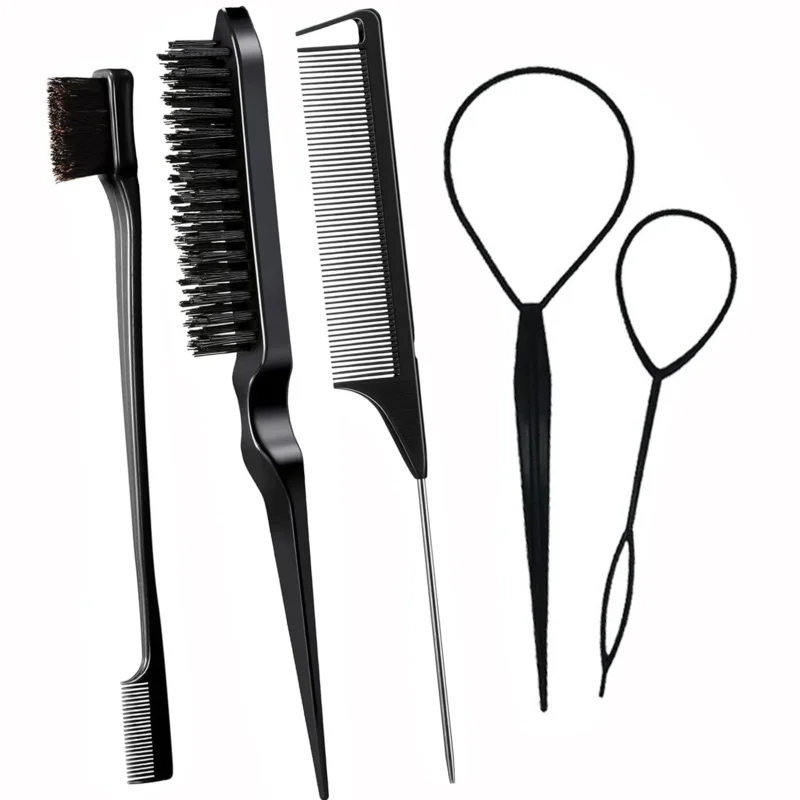 5-teiliges Friseur-Kammset, Sp – Group Head Brush Bewertung und Preis