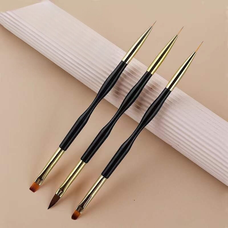 3-teilige doppelköpfige Nail A – Group Head Brush Bewertung und Preis