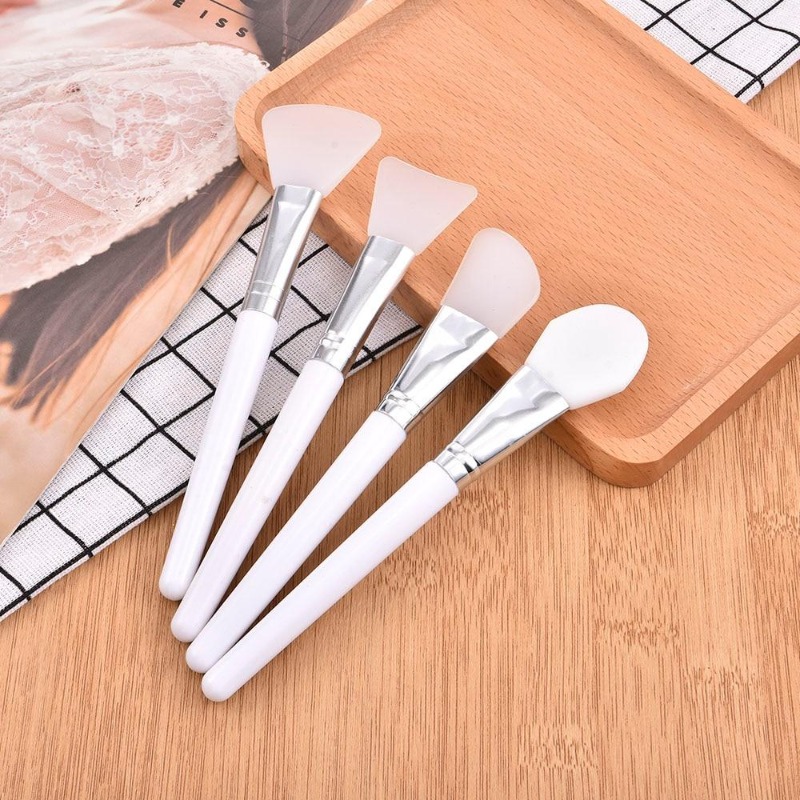 4 Teile/satz Weiß Make-Up Sili – Group Head Brush Bewertung und Preis